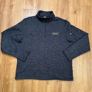 Lands' End Navy Quarter-Zip Pullover